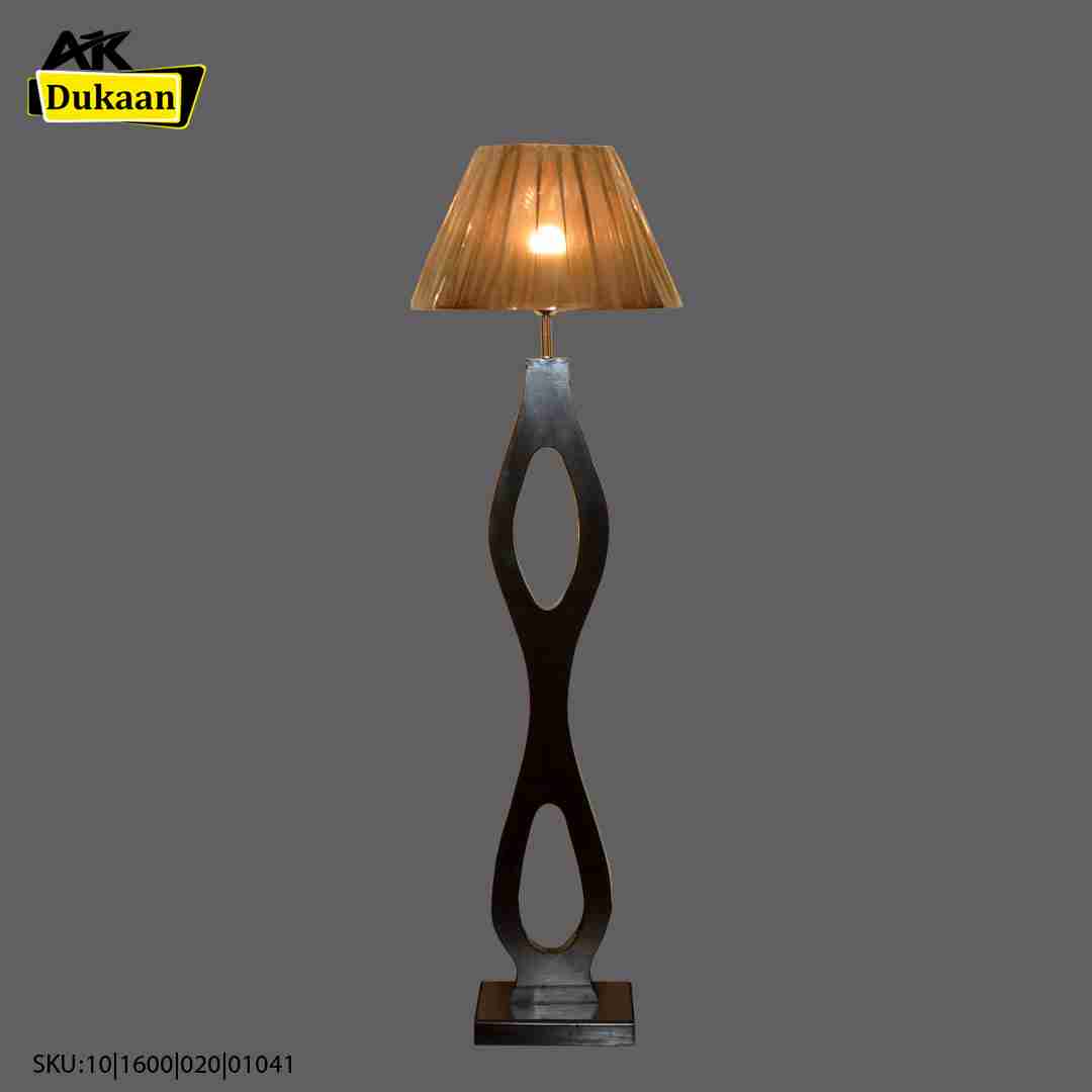 Atham wooden floor lamp